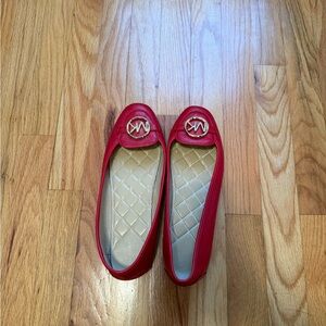 Michael Kors Red Ballet Flats